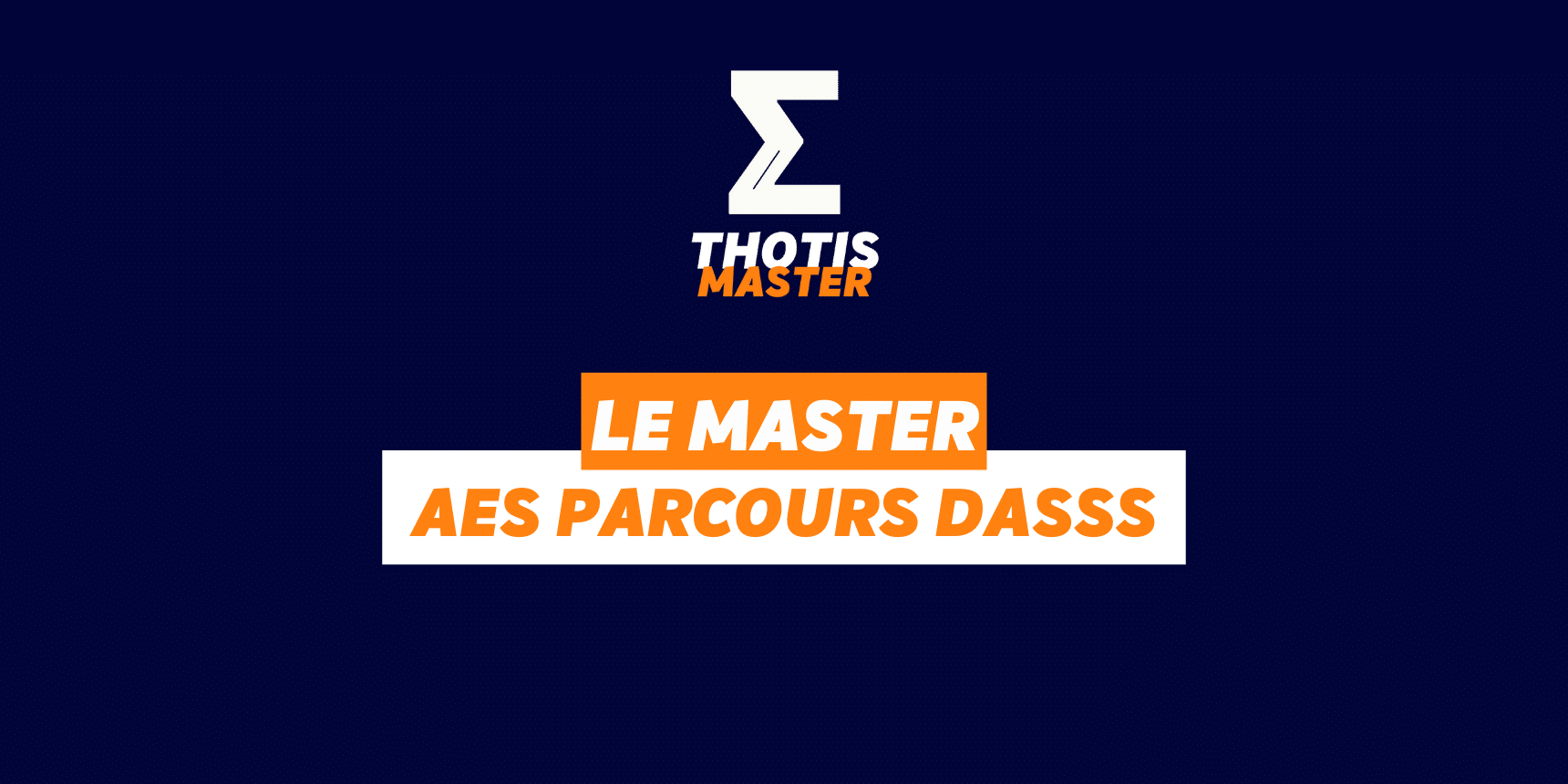 master aes parcours dasss