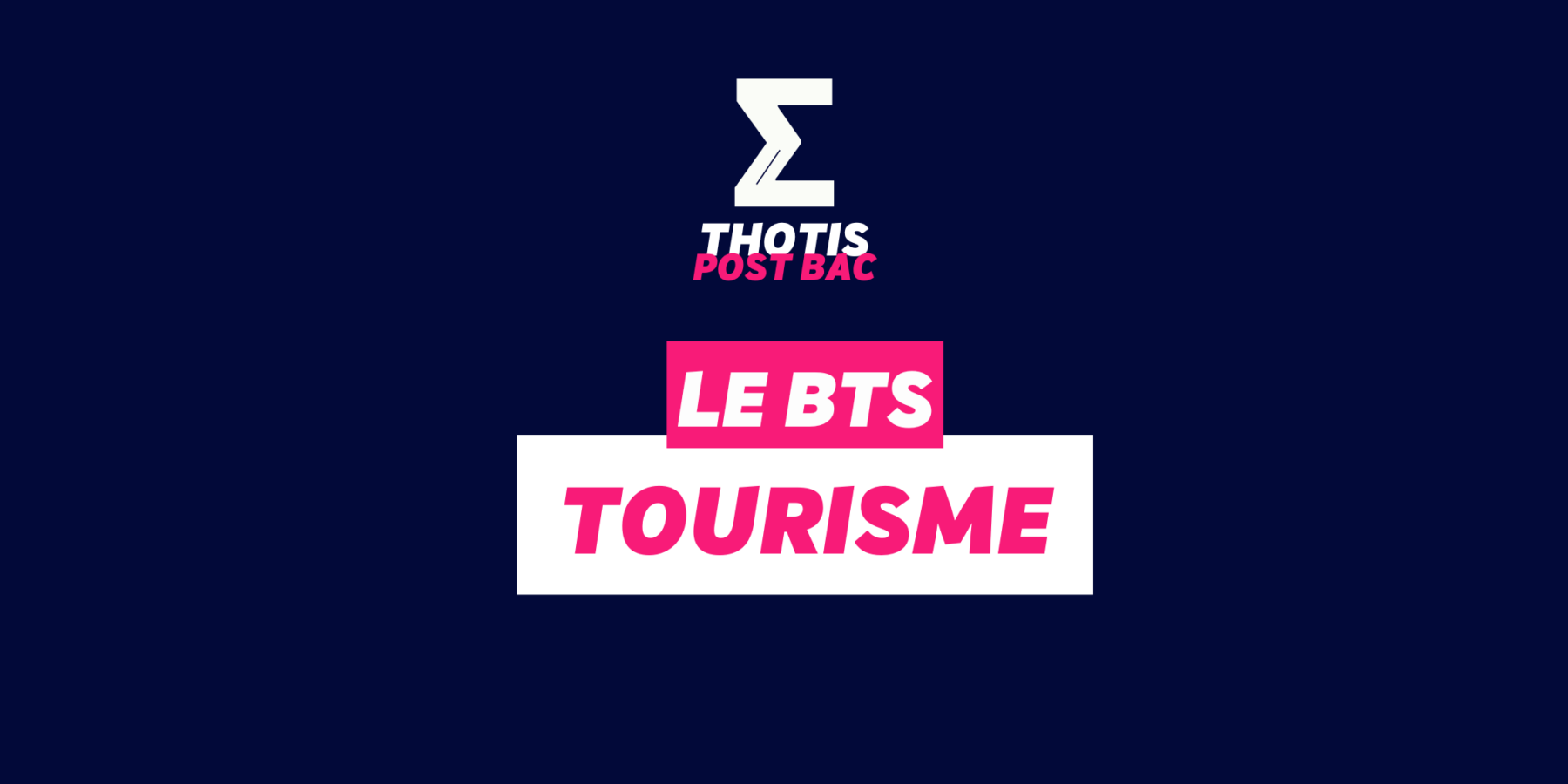 BTS tourisme BTS tourisme