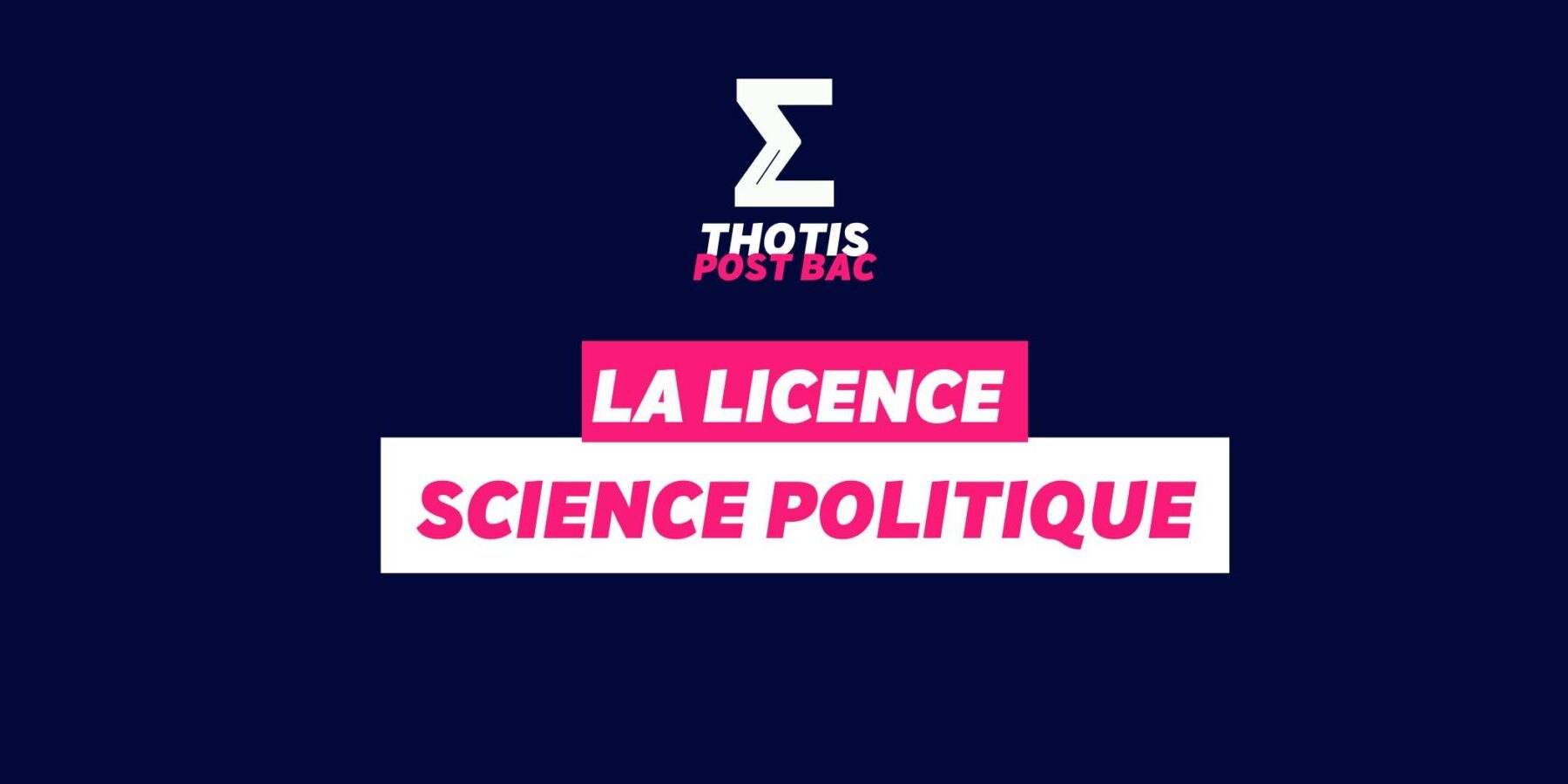 Licence science politique Licence science politique
