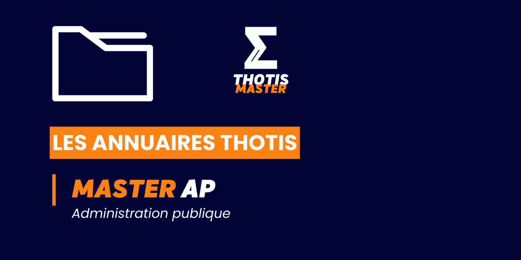 MASTER_Administration publique_Annuaire_Thotis MASTER_Administration publique_Annuaire_Thotis