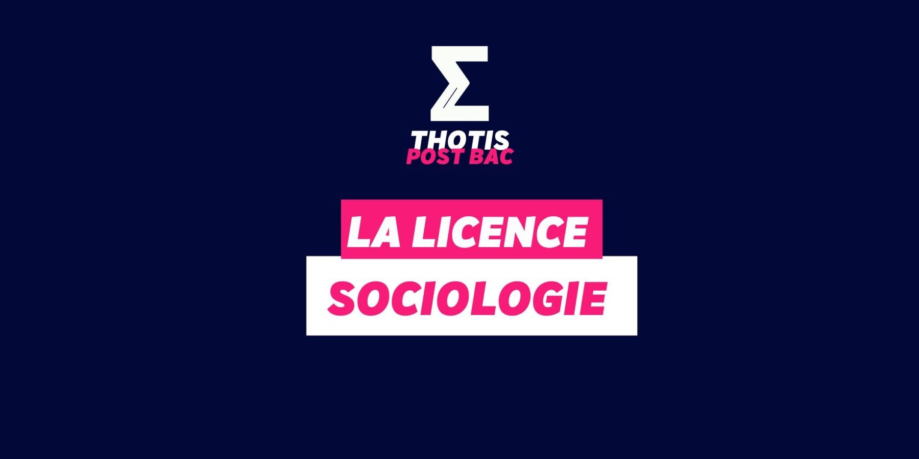 Licence Sociologie Licence Sociologie