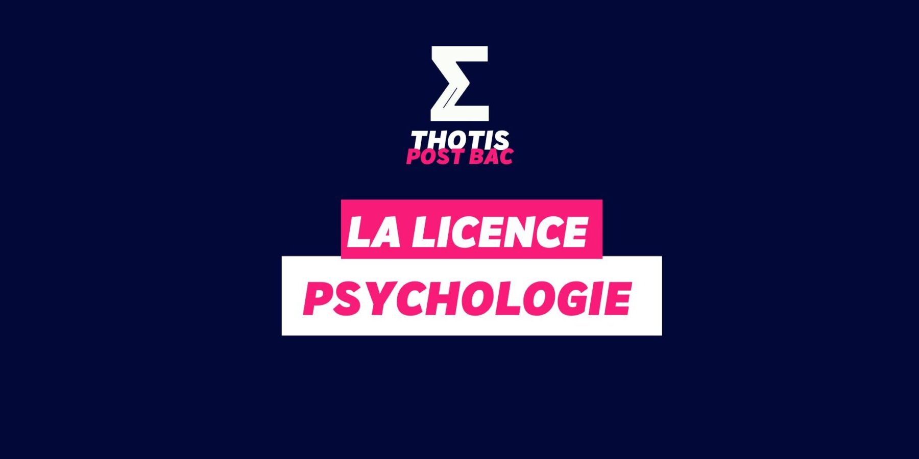 Licence Psychologie Licence Psychologie