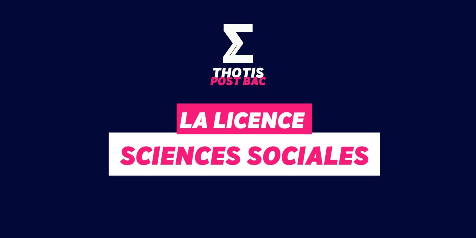 La Licence Sciences Sociales La Licence Sciences Sociales