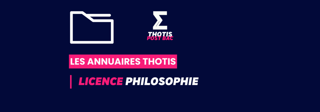 Annuaire Thotis - Licence Philosophie