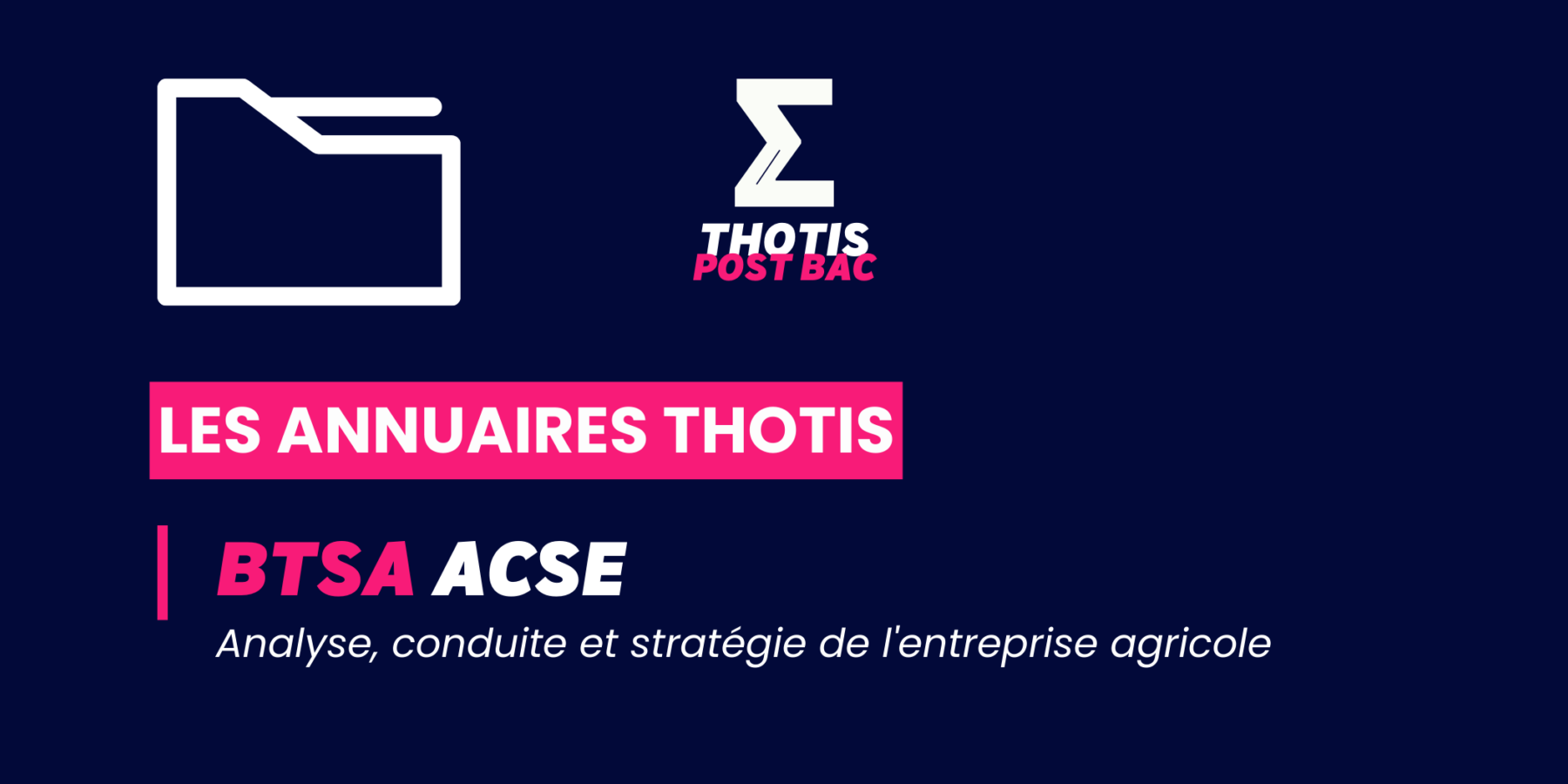 BTSA_ACSE_Annuaire_Thotis BTSA_ACSE_Annuaire_Thotis