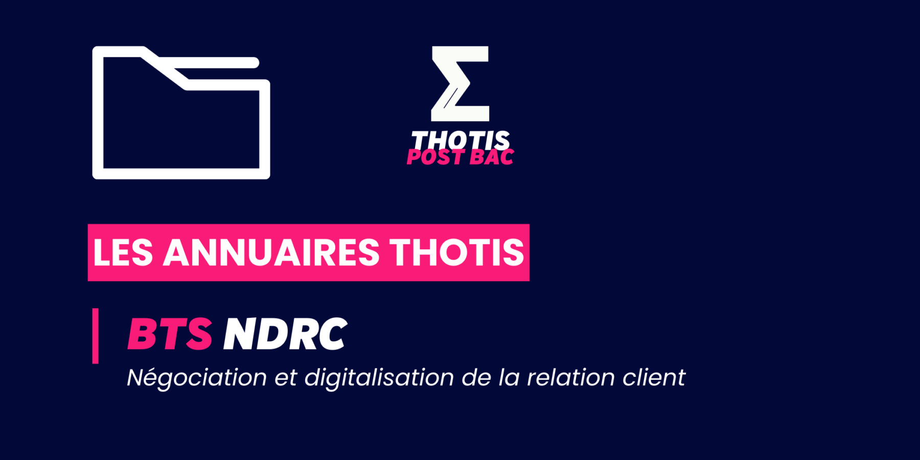 Annuaire Thotis – BTS NDRC Annuaire Thotis - BTS NDRC