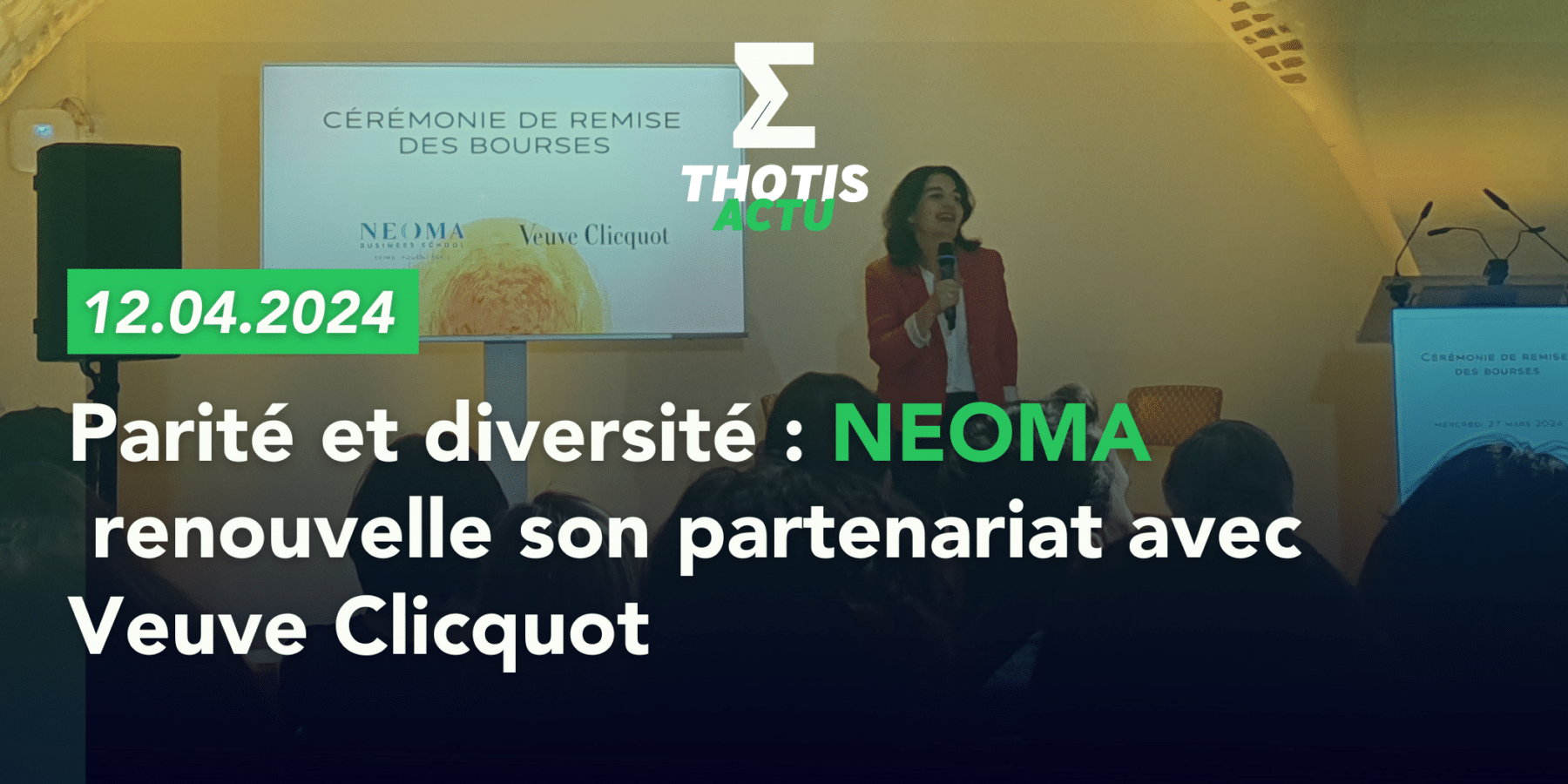 V2Parité et diversité NEOMA renouvelle son partenariat avec Veuve Clicquot