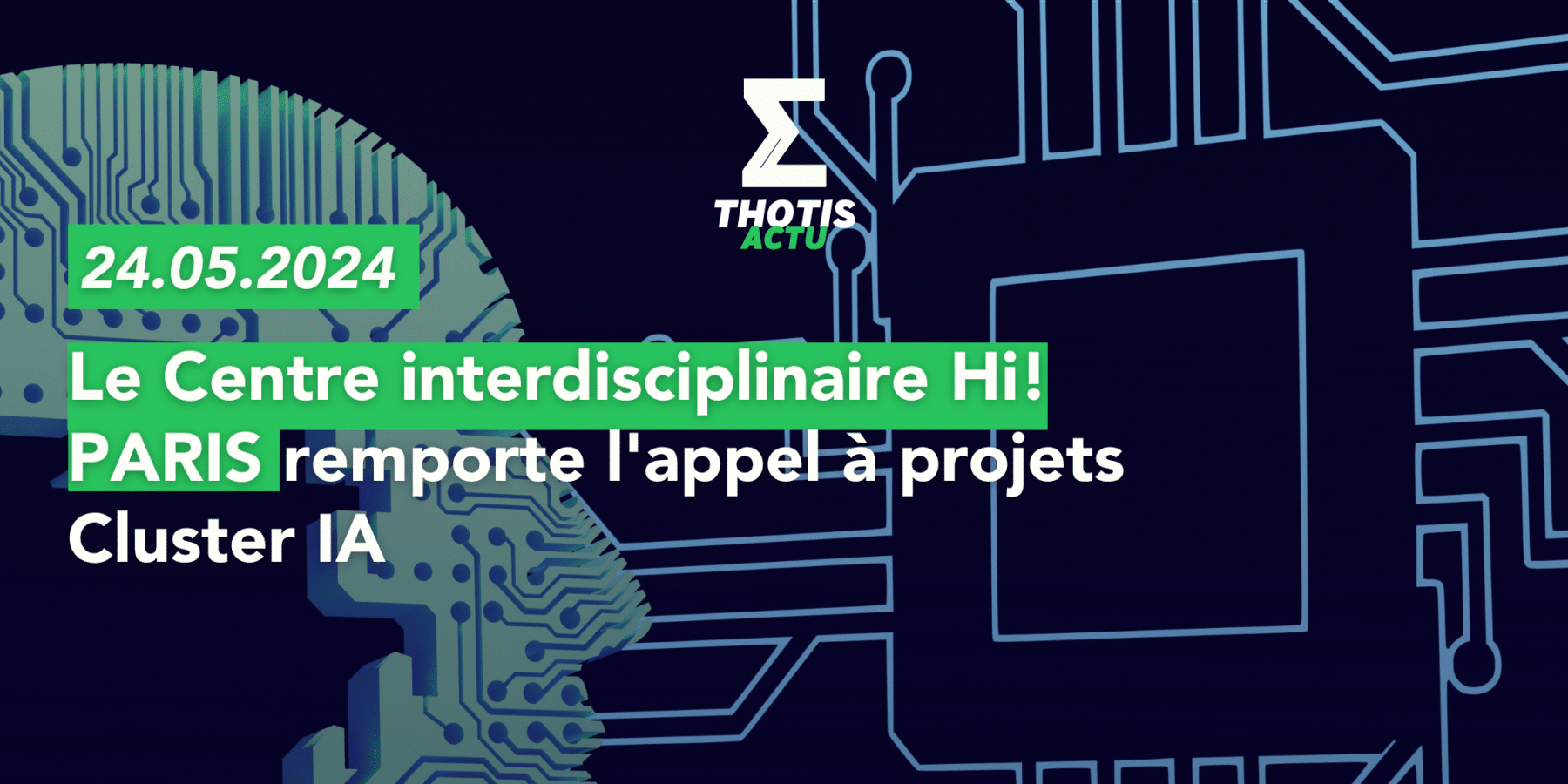 Le Centre interdisciplinaire Hi! PARIS remporte l’appel à projets Cluster IA
