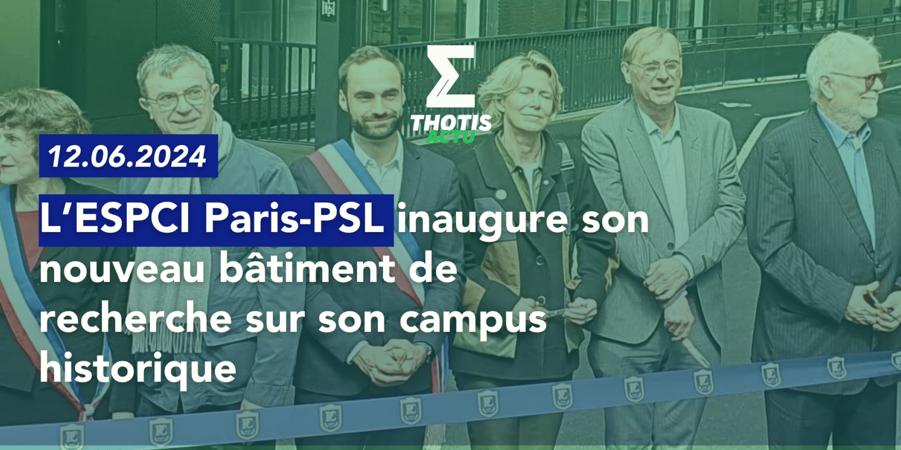 L’ESPCI Paris-PSL inaugure son nouveau bâtiment de recherche sur son campus historique, en plein coeur du 5e arrondissement