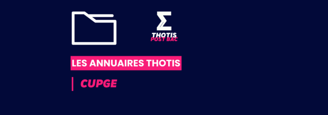 Annuaire Thotis CUPGE