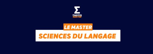 Master Sciences du langage Master Sciences du langage