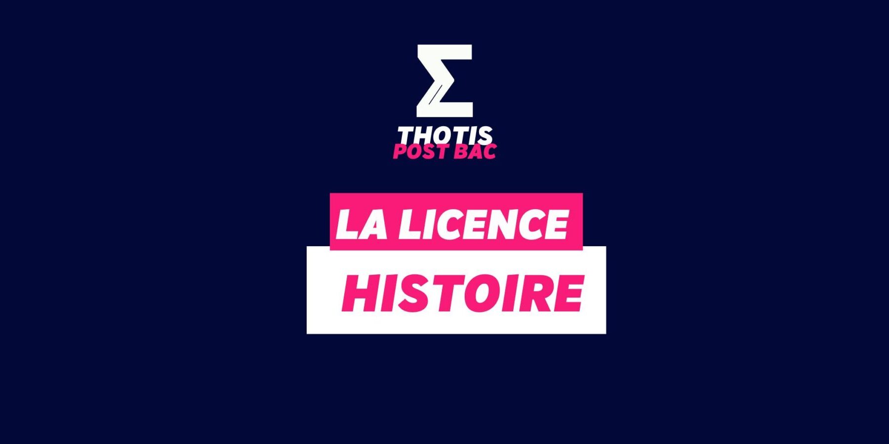 Licence Histoire Licence Histoire