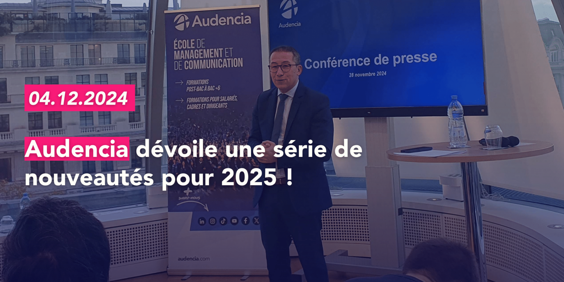 Audencia dévoile une série de nouveautés pour 2025 !