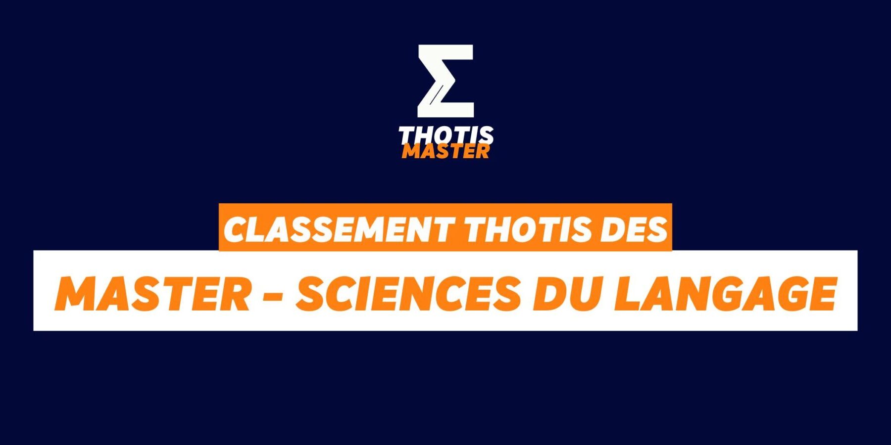 Classement Master – SDL