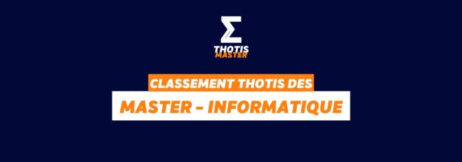 Classement Master – informatique