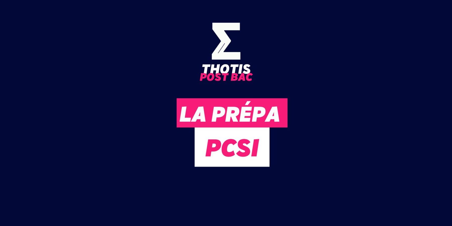 Prépa PCSI Prépa PCSI