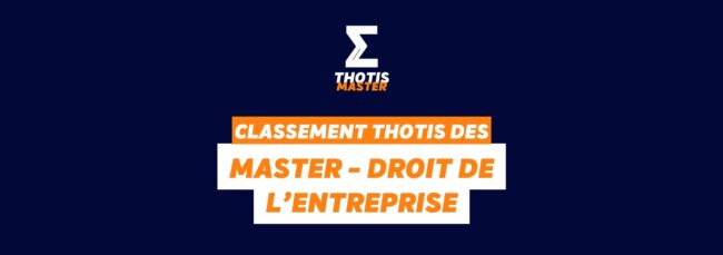 Classement Master – Droit de l’entreprise