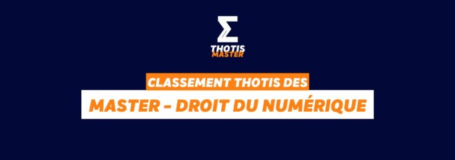 Classement Master – Droit du numérique