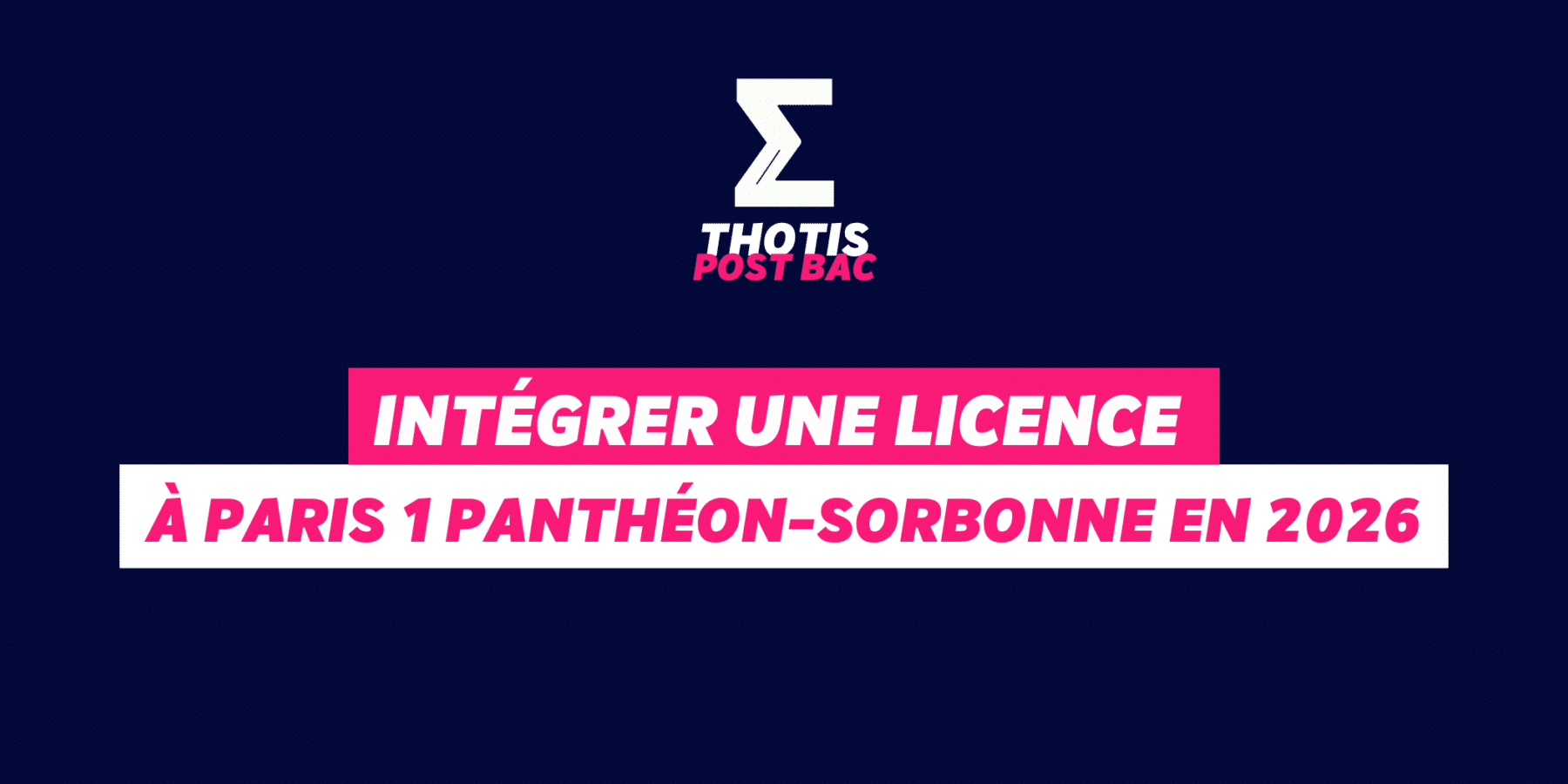 Intégrer une licence à Paris 1 Panthéon Sorbonne