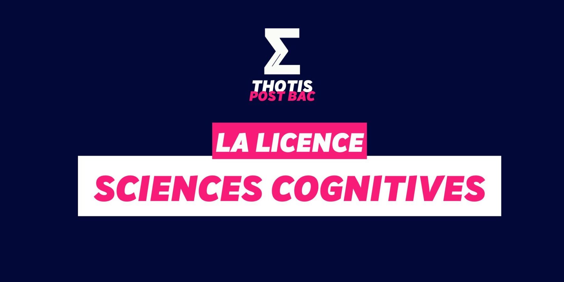 Licence Sciences cognitives Licence Sciences cognitives
