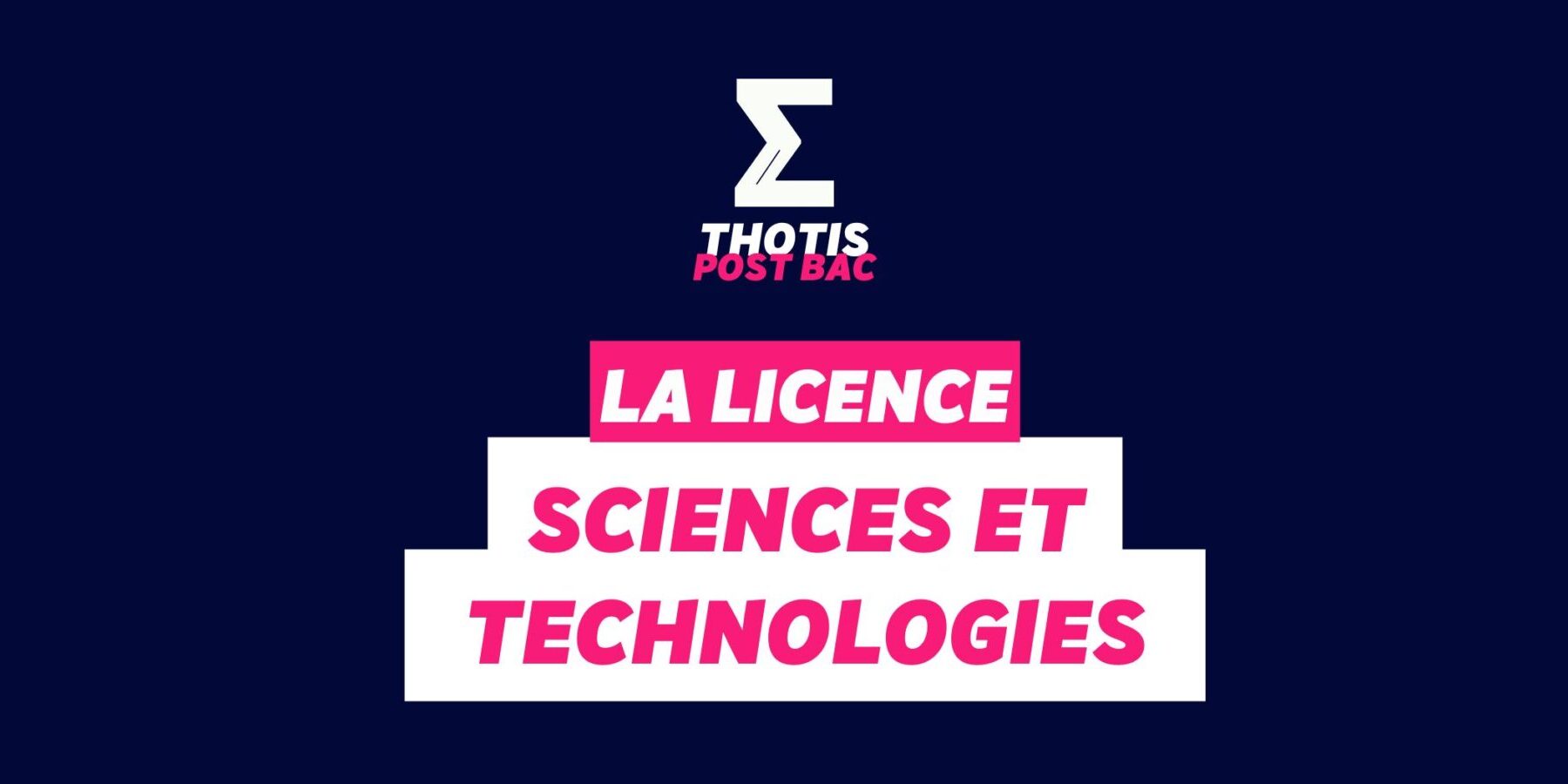 Licence Sciences et technologies Licence Sciences et technologies