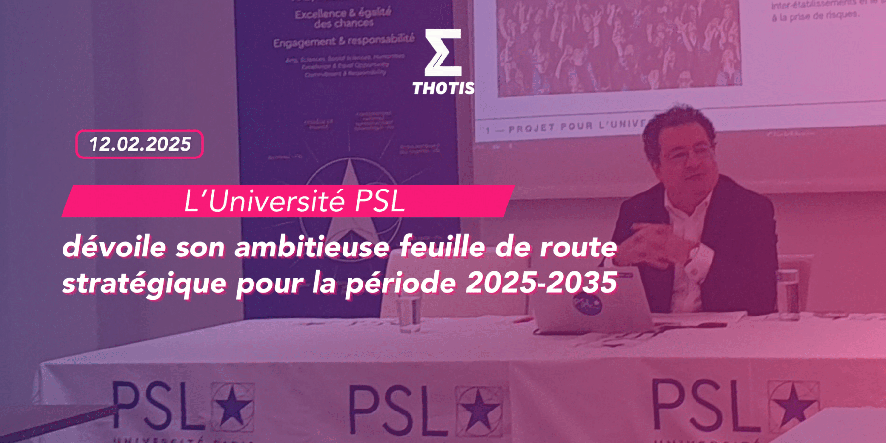 PSL dévoile son ambitieuse feuille de route stratégique pour la période 2025-2035