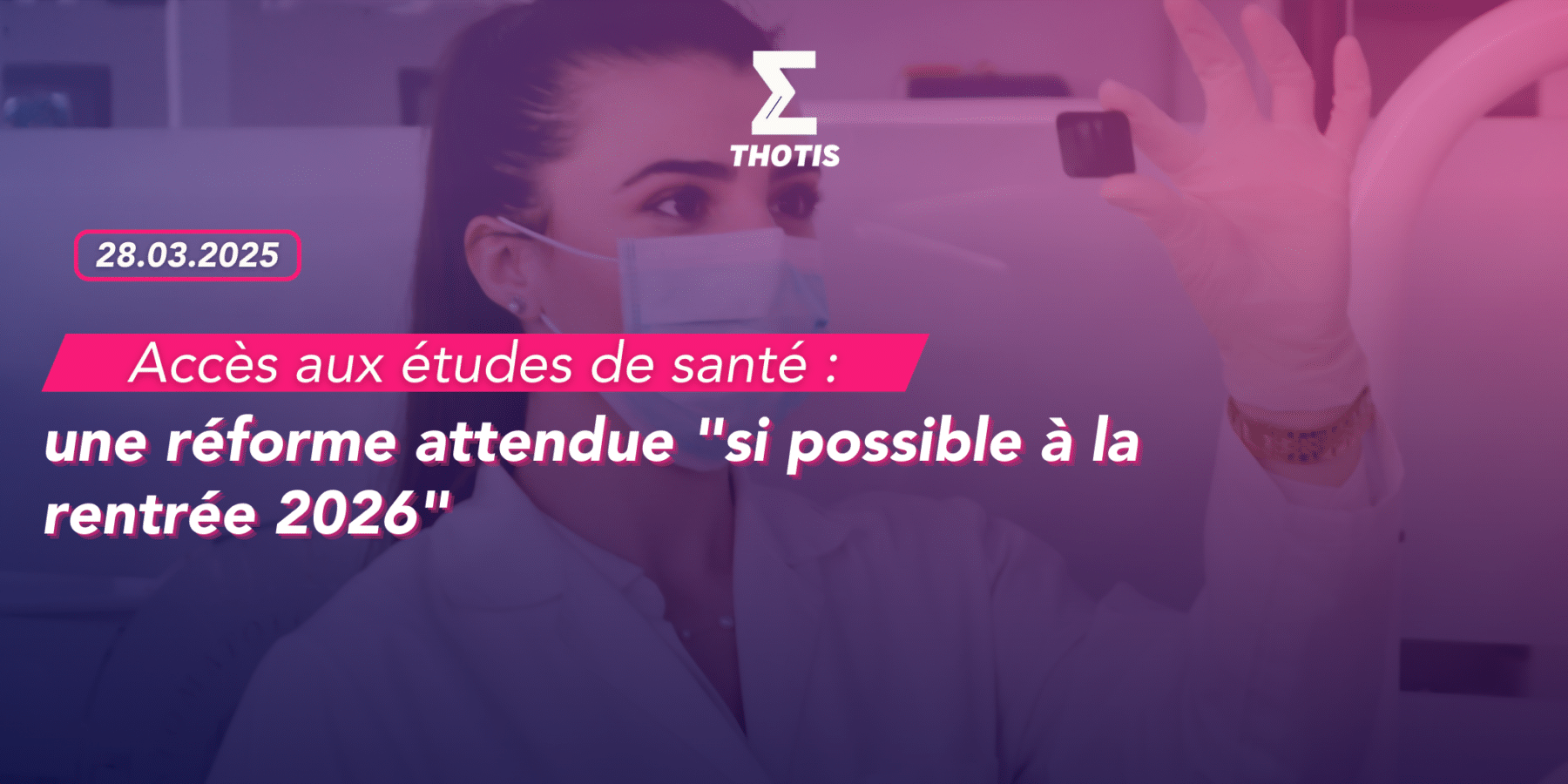 Accès aux études de santé : une réforme attendue, « si possible à la rentrée 2026 »