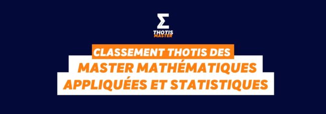 Masters Mathématiques appliquées et statistiques Mathématiques appliquées et statistiques