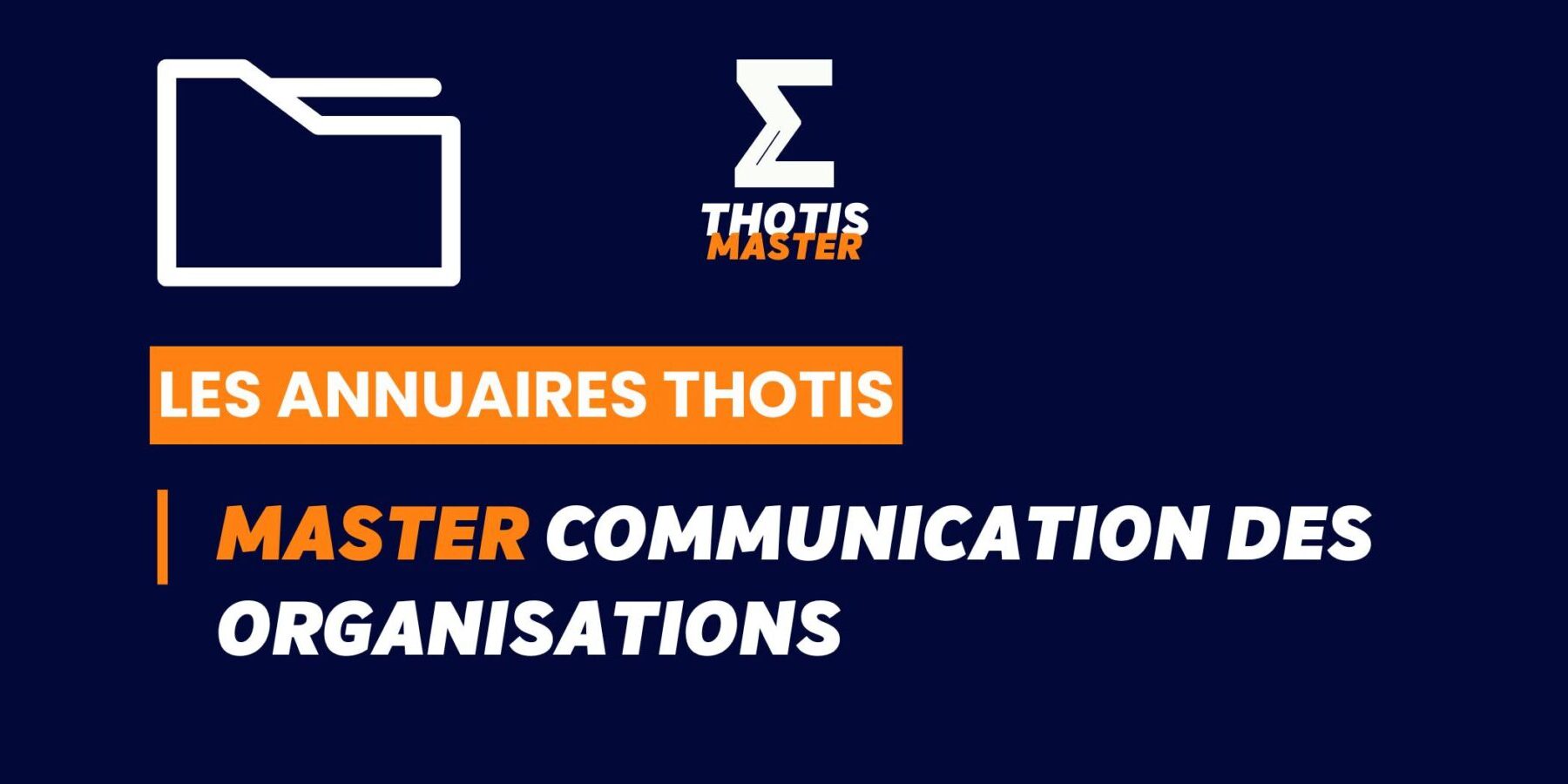 Annuaire – Master Communication des organisations