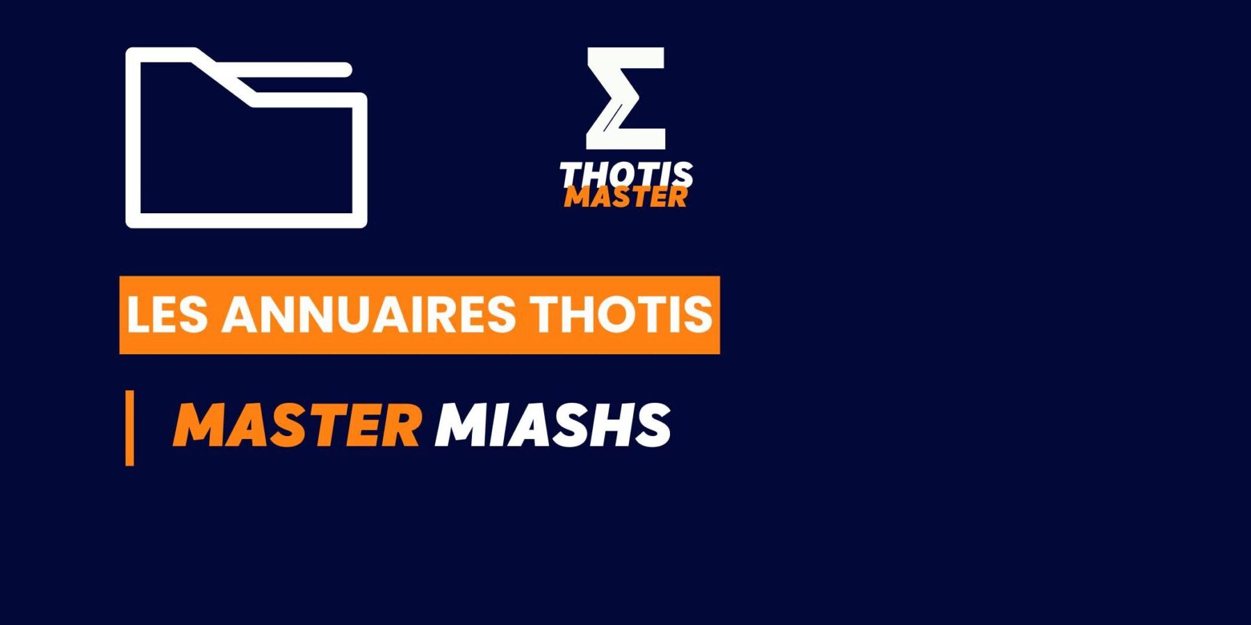 Thotis Annuaire - Master MIASHS