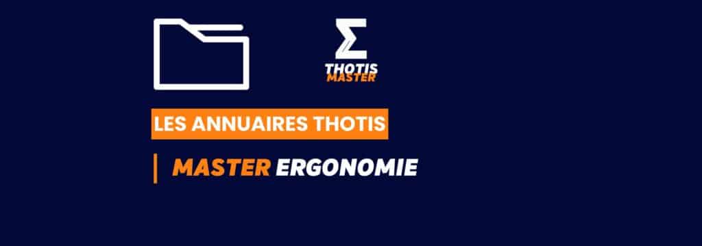 Thotis Annuaire - Master Ergonomie