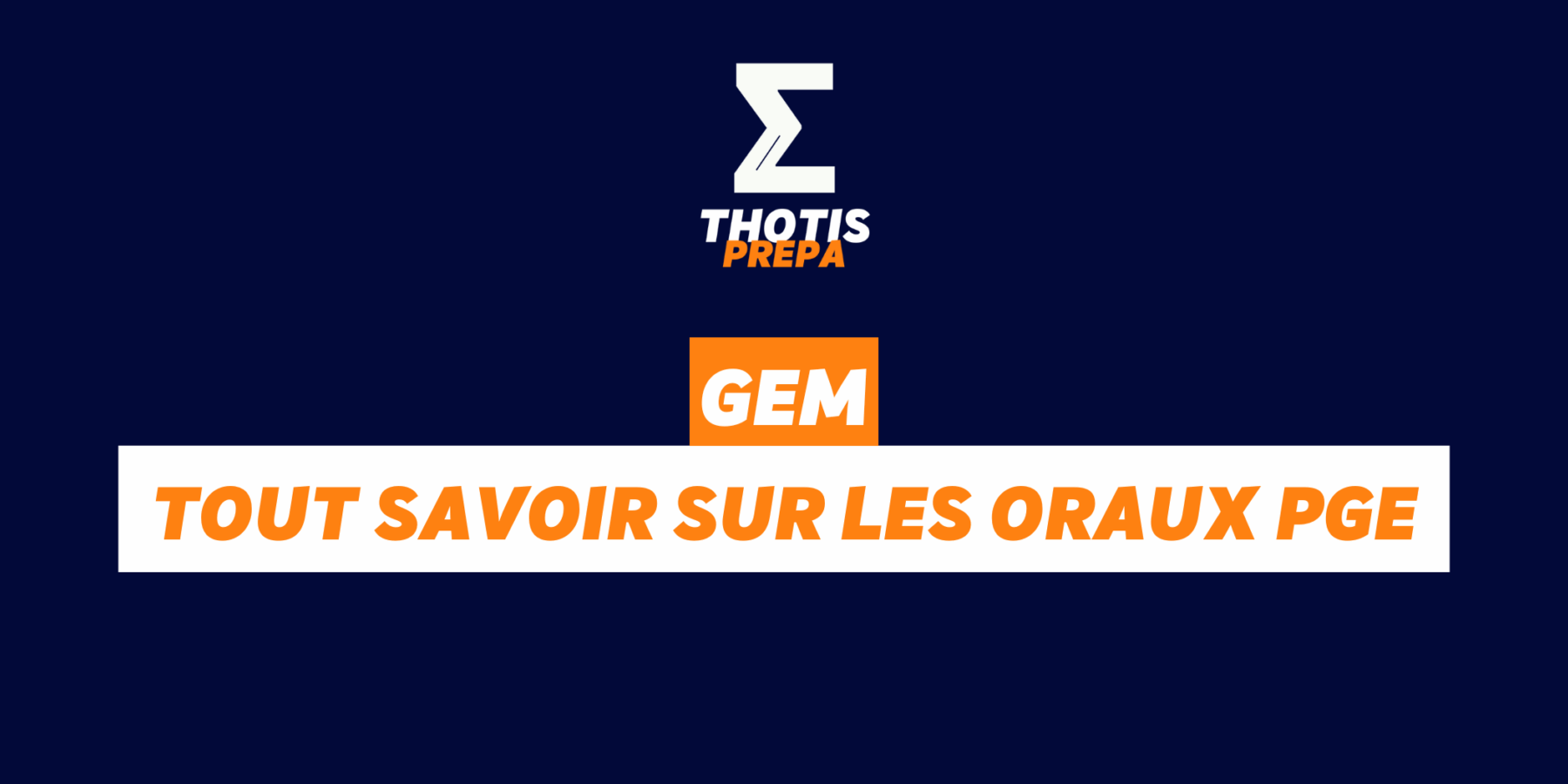 GEM PGE PRÉPA