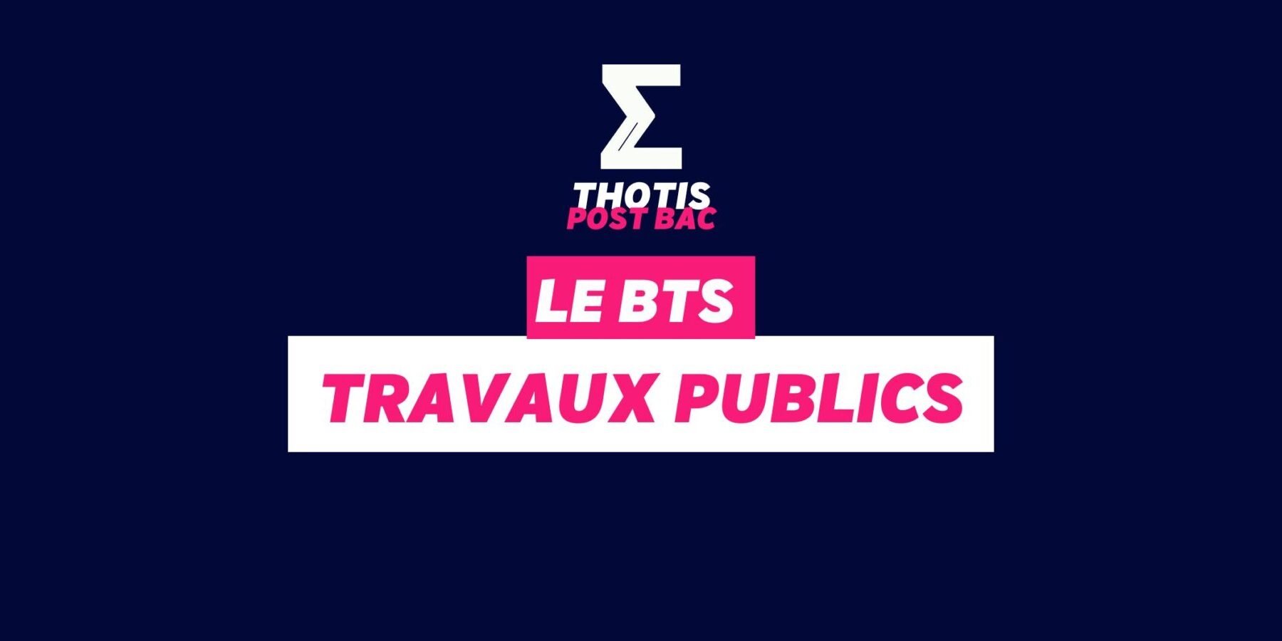 BTS Travaux Publics