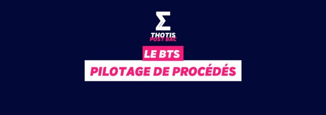 BTS pilotage de procédés