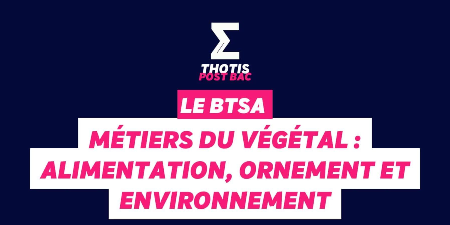 BTSA métiers du végétal