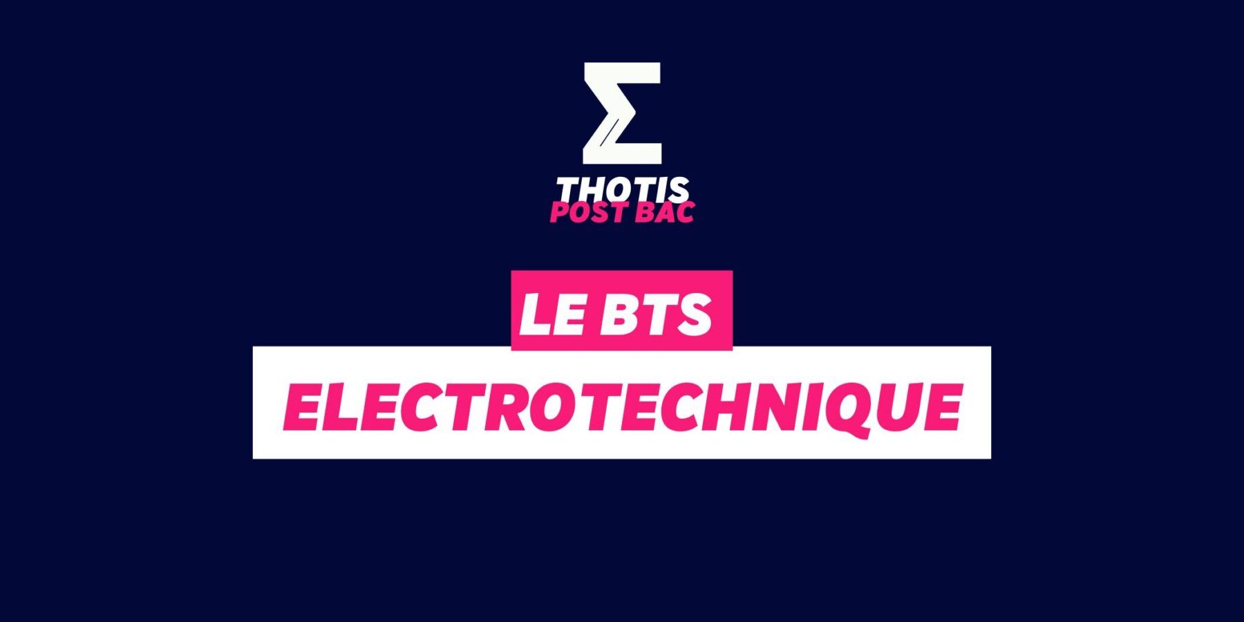 BTS électrotechnique