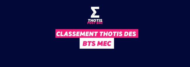 Classement Thotis - BTS MEC