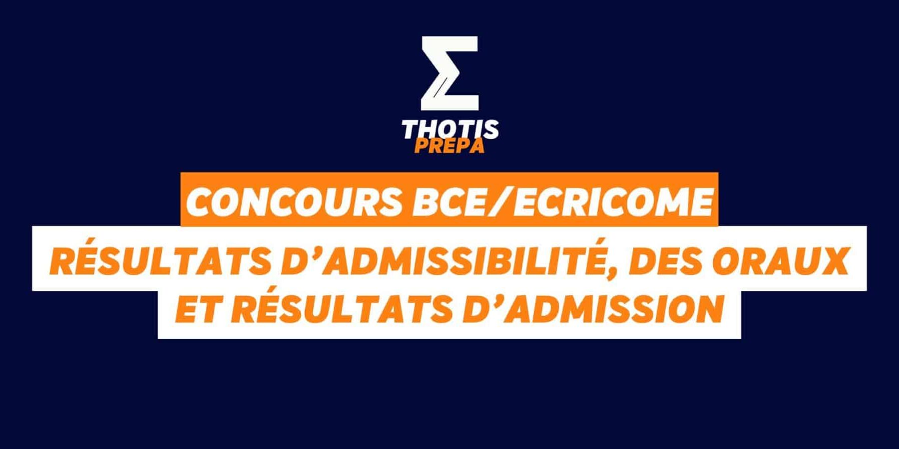 Oraux BCE ECRICOME