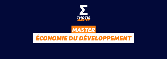 master économie du développement