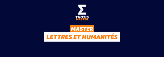 master lettres et humanités
