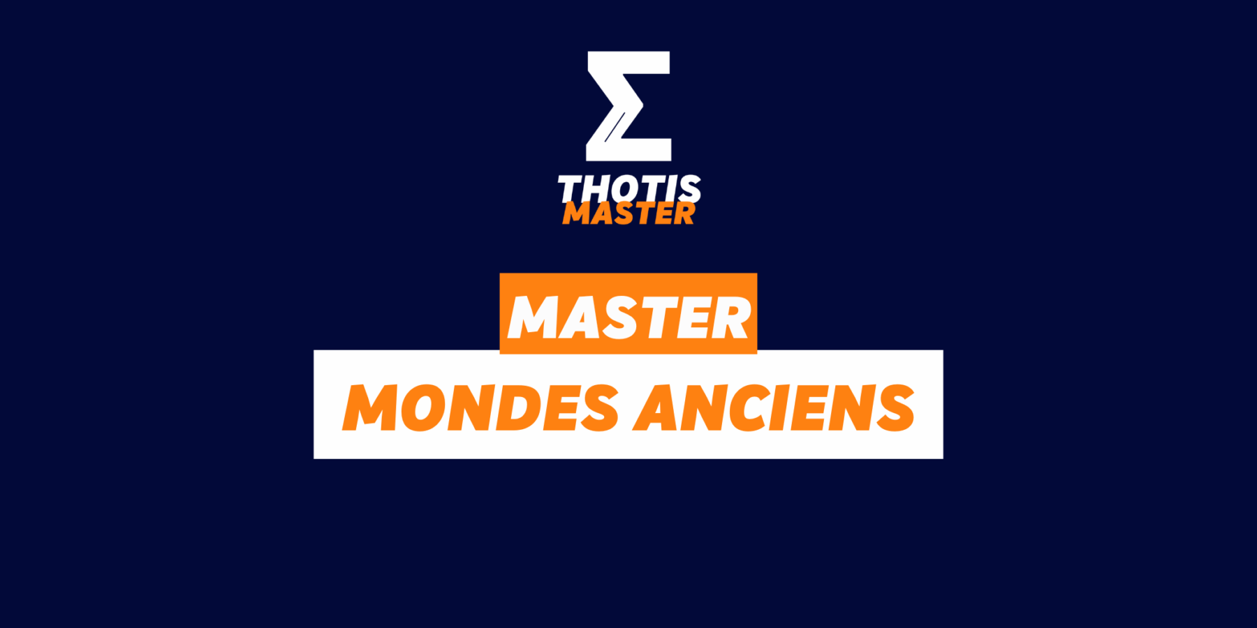 master mondes anciens