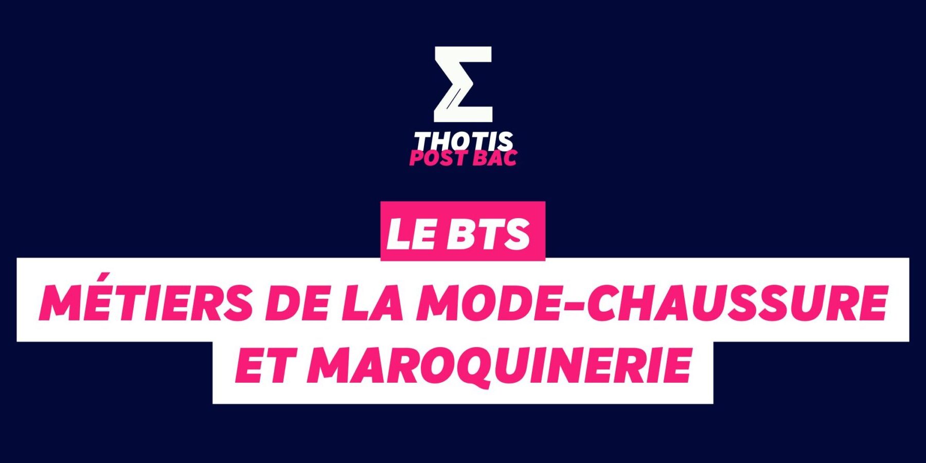 Métiers de la mode – chaussures et maroquinerie