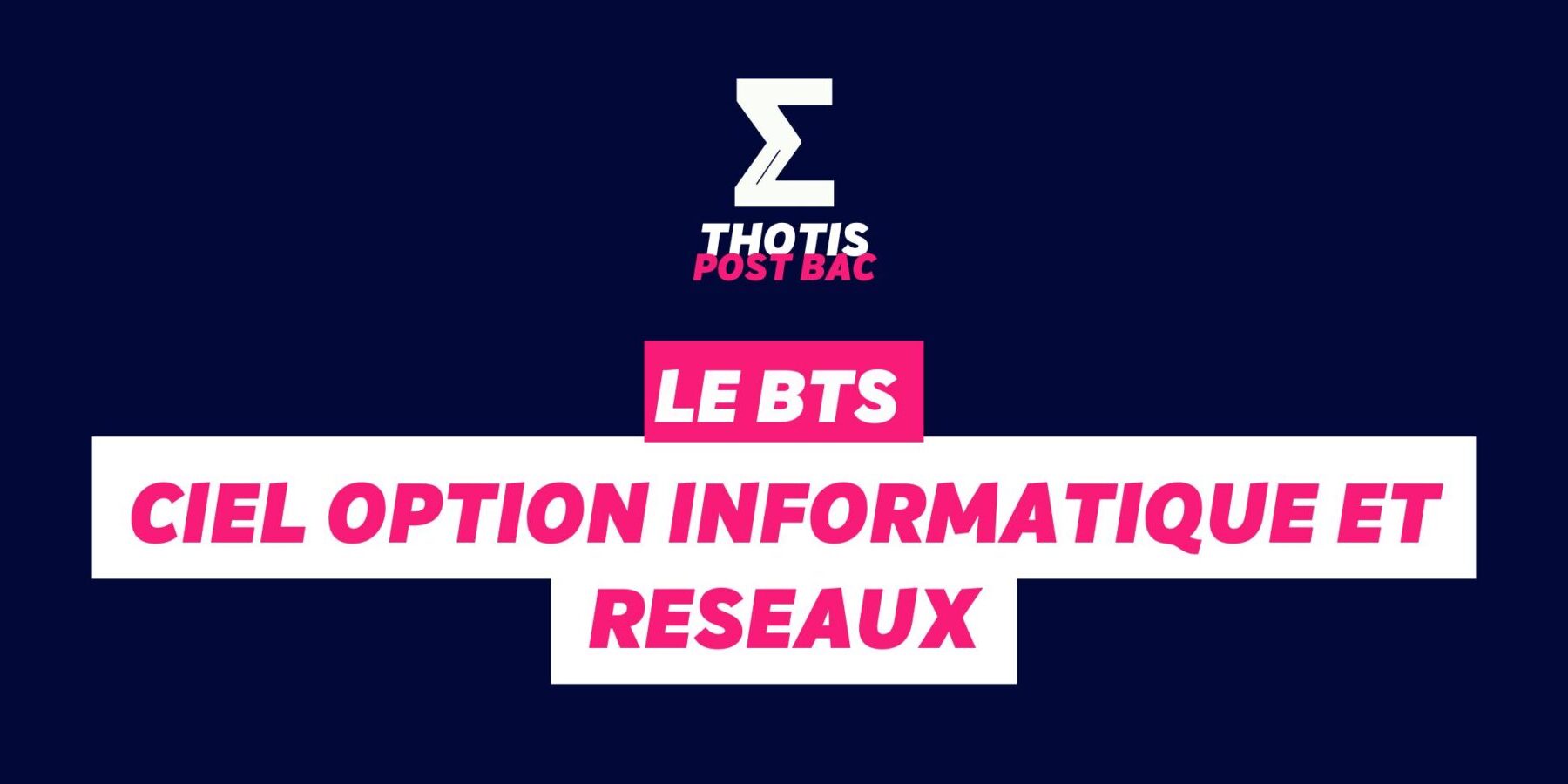 BTS CIEL option A