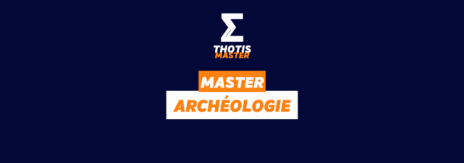master archéologie