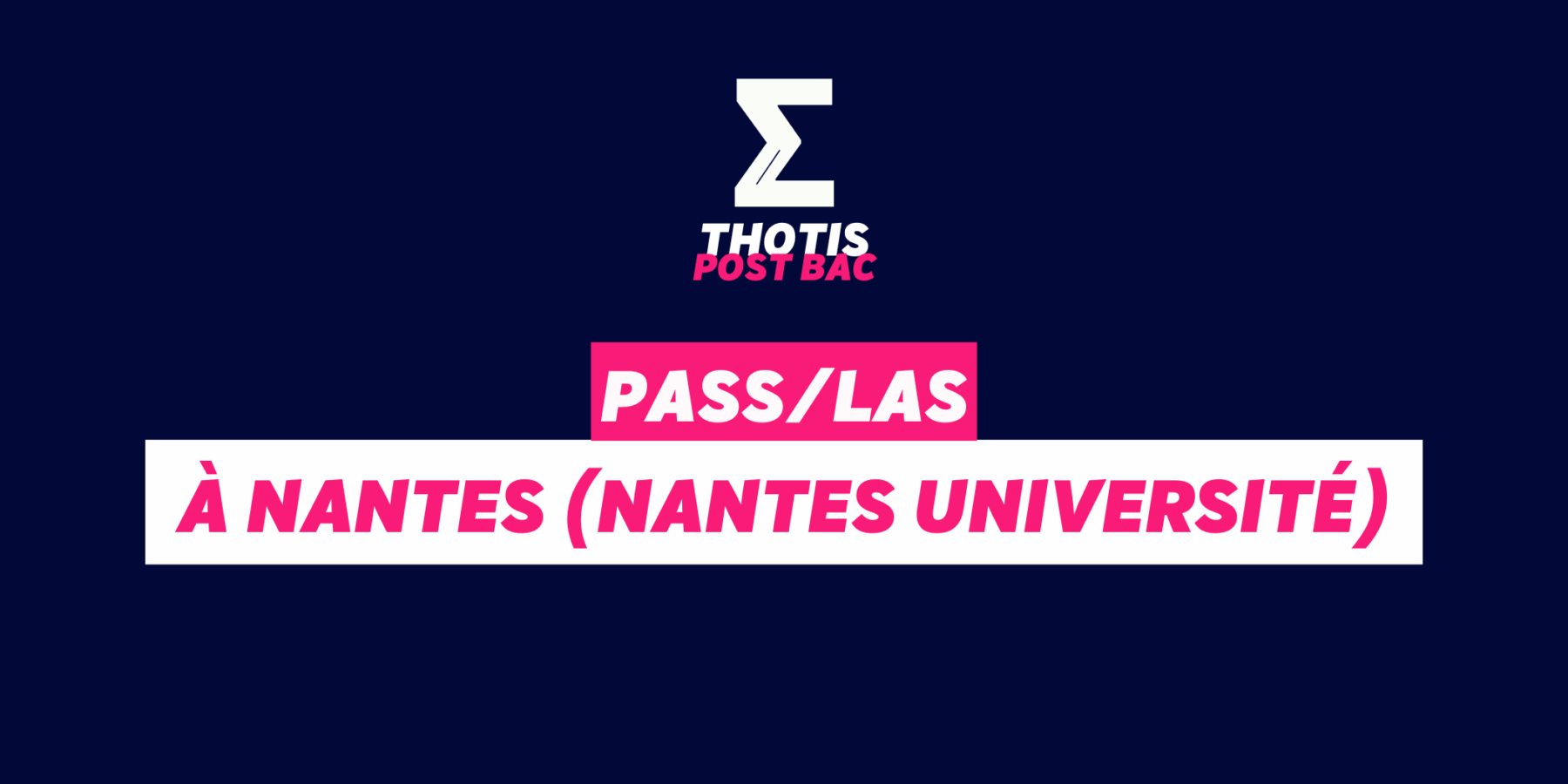 PASSLAS à Nantes (Nantes Université)