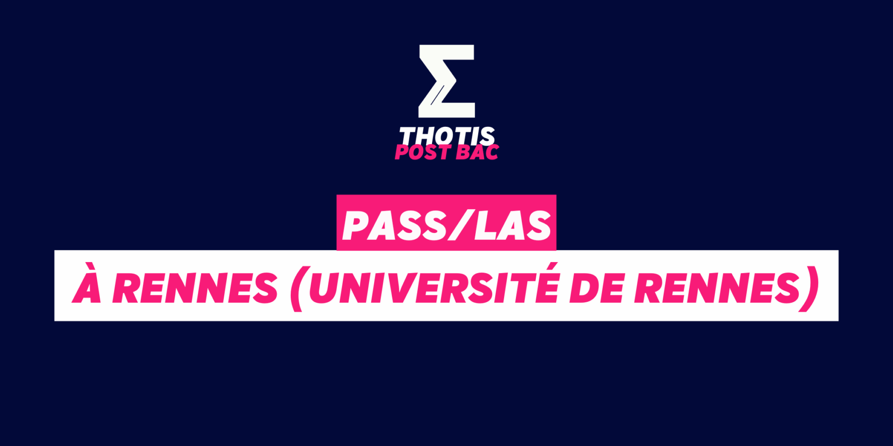 PASSLAS à Rennes (Université de Rennes)