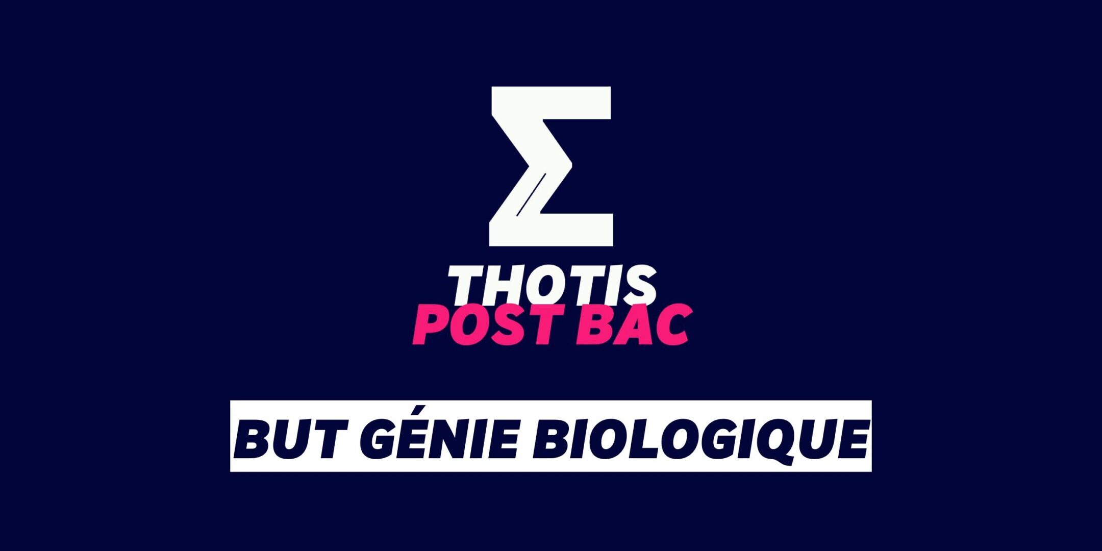 BUT Génie Biologique