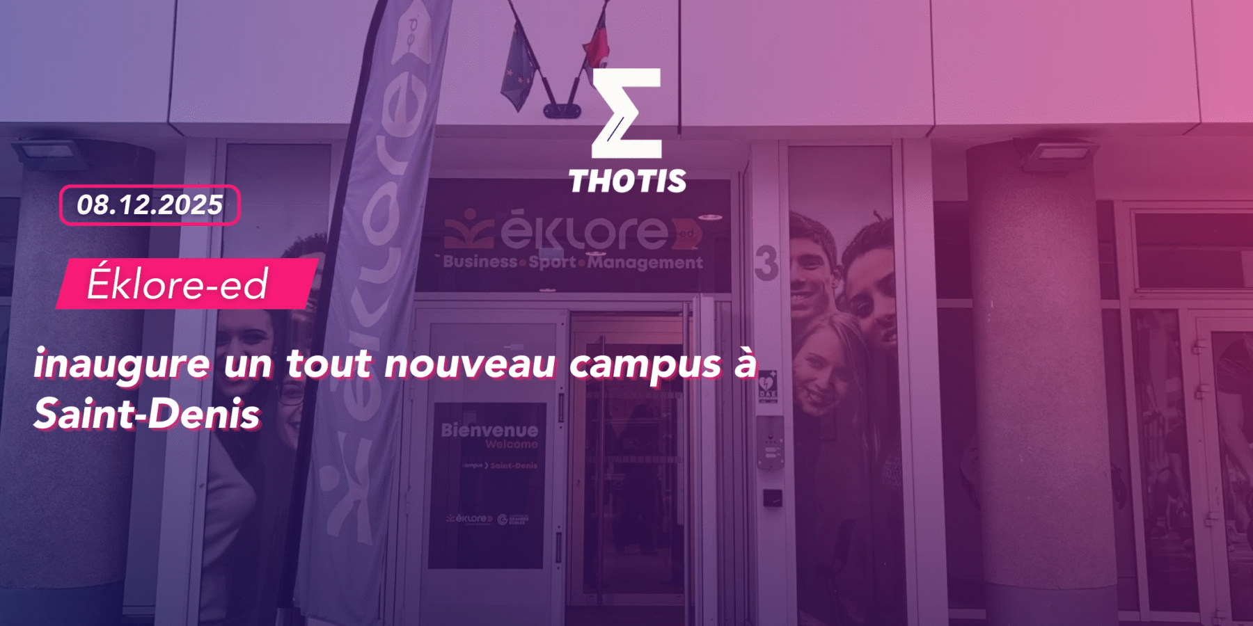 Éklore-ed inaugure saint Denis