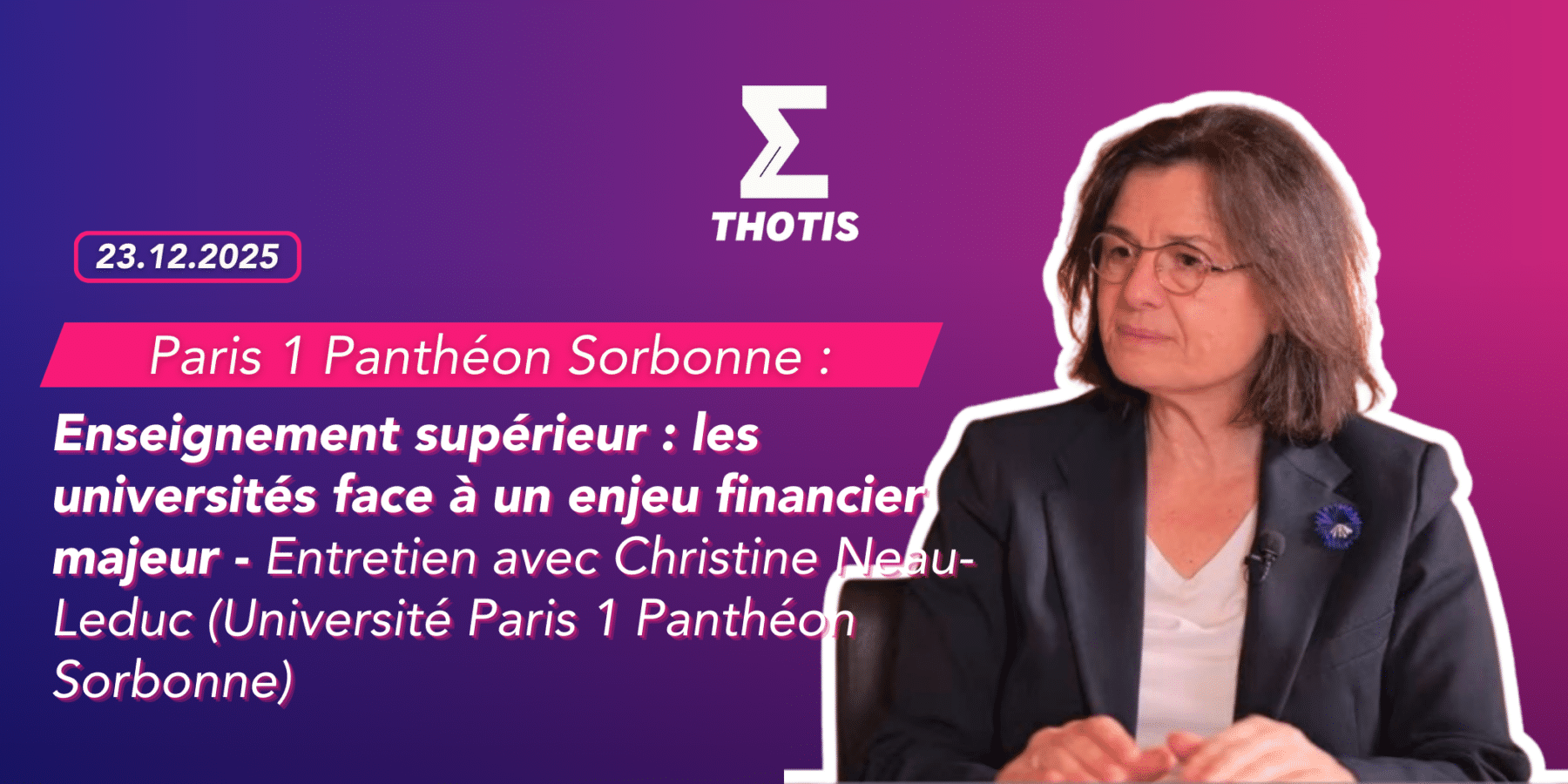 Christine Neau-Leduc (Paris 1 Panthéon Sorbonne) – Finances