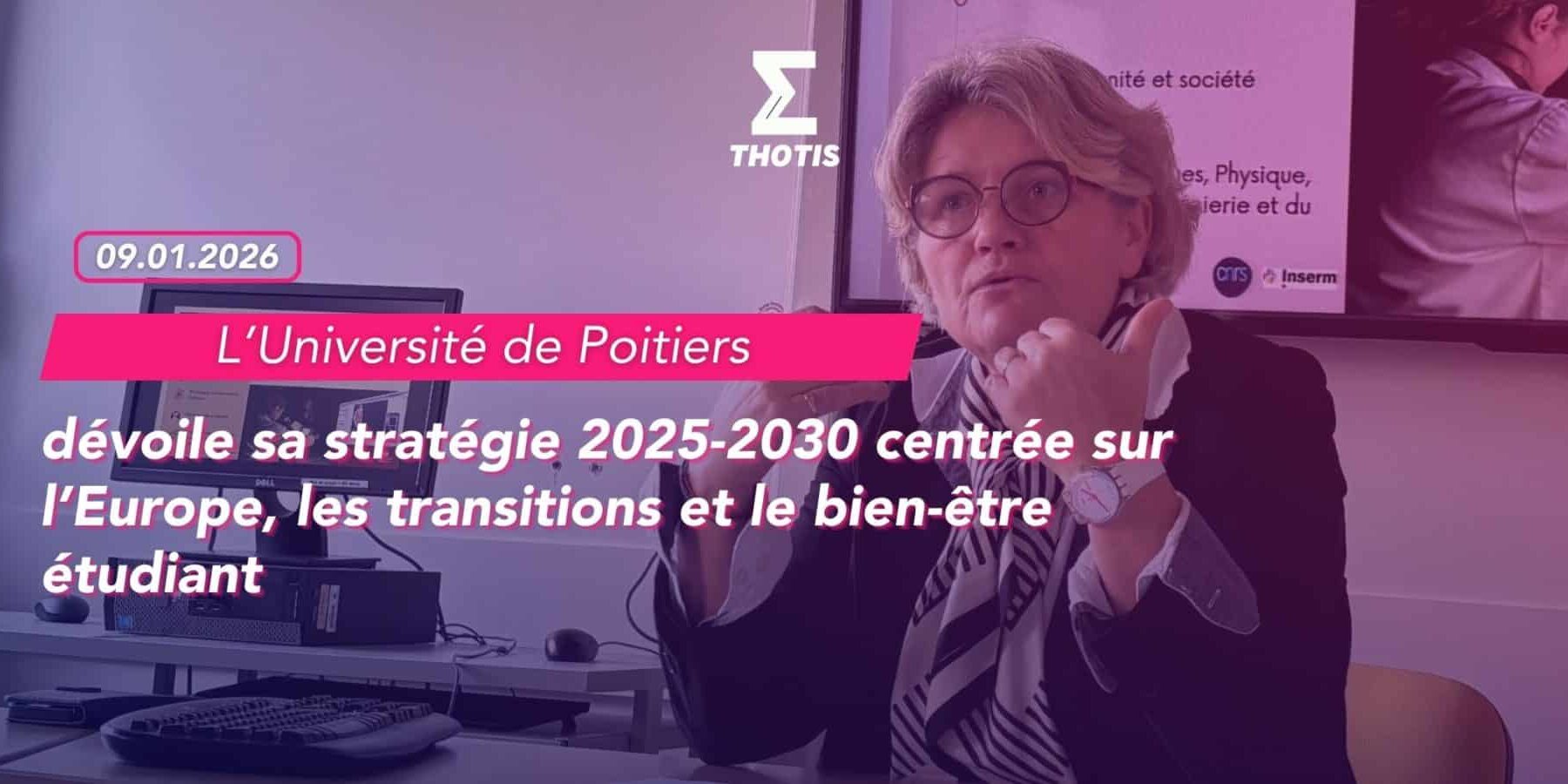 L’Université de Poitiers dévoile sa stratégie 2025-2030 centrée sur l’Europe, les transitions et le bien-être étudiant
